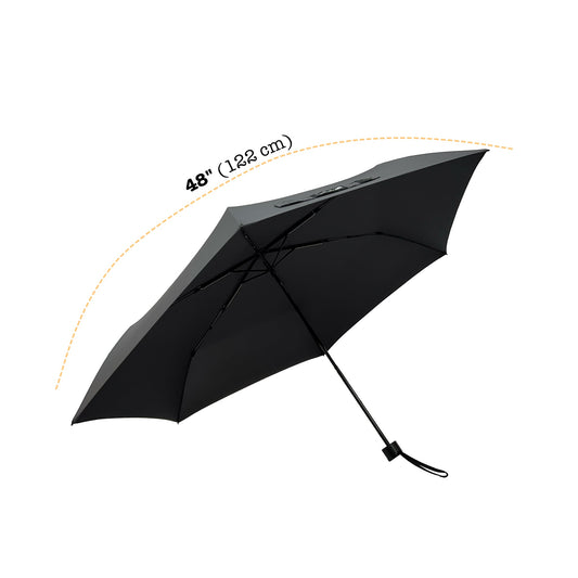 Umbear 灰色超輕手動48吋碳纖維傘骨防風超潑水縮骨遮雨傘傘骨