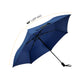 Umbear 藍色自動42吋防風超潑水短雨傘縮骨遮傘骨