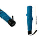 Umbear 淺藍色手開48寸超輕碳纖維傘骨防風超潑水短雨傘縮骨遮傘柄