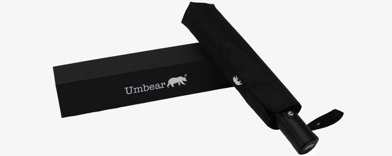 Umbear 黑色縮骨遮及收納盒