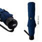 Umbear 藍色手開60吋特大防風超潑水短雨傘縮骨遮傘柄